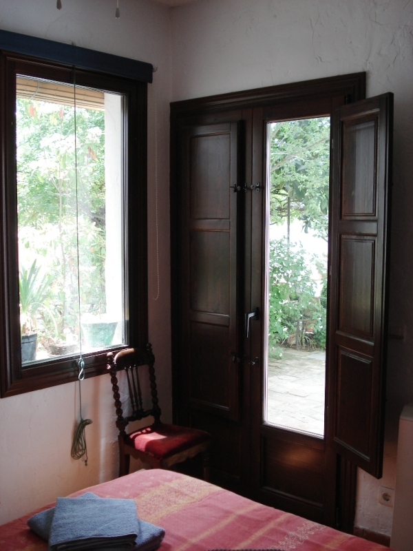 View into the garden from one of the rooms