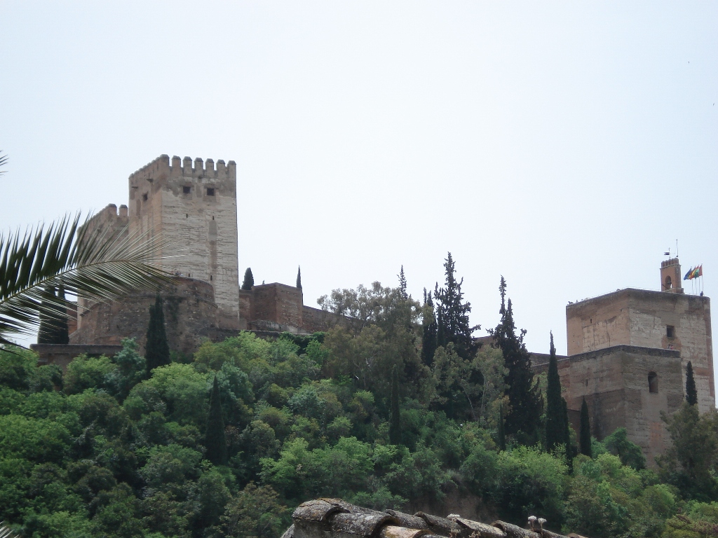 View on the Alhambra from one of the terraces